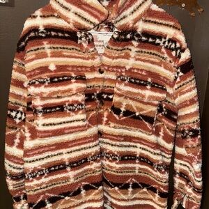 Striped Fleece Jacket